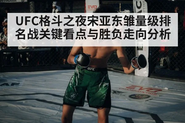 UFC格斗之夜宋亚东雏量级排名战关键看点与胜负走向分析